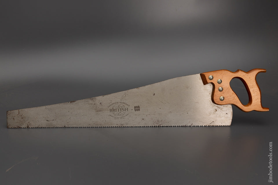 SANDERSON NEWBOULD “THE BRITISH SAW” Hand Saw - 102195