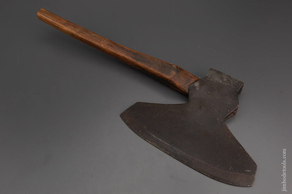 Good User Offset Single Bevel Broad Axe Hewing Axe W.J. TENEYCK - 102330