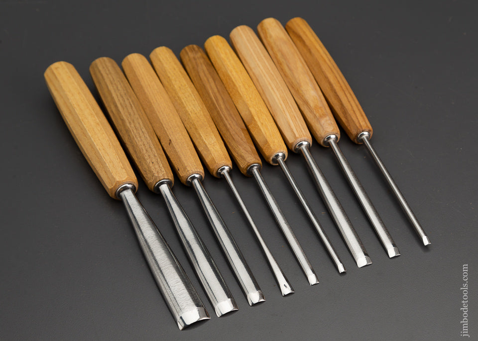 SOLD - 7x Pfeil Wood Carving Gouges - Series 9 & 11 (Ash) –