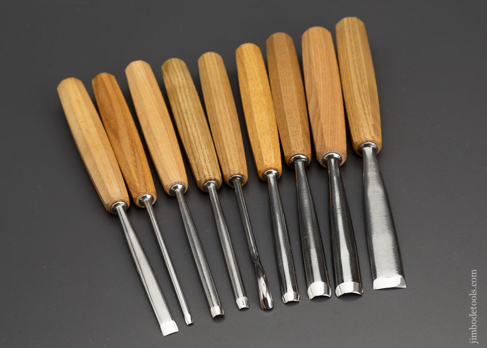 Minty Set of Seven PFEIL SWISS MADE Carving Chisels - 85139 – Jim