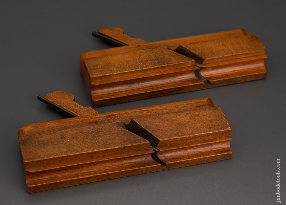 Pair of Fine 3/4 and 5/8 Side Bead Moulding Planes - 102720