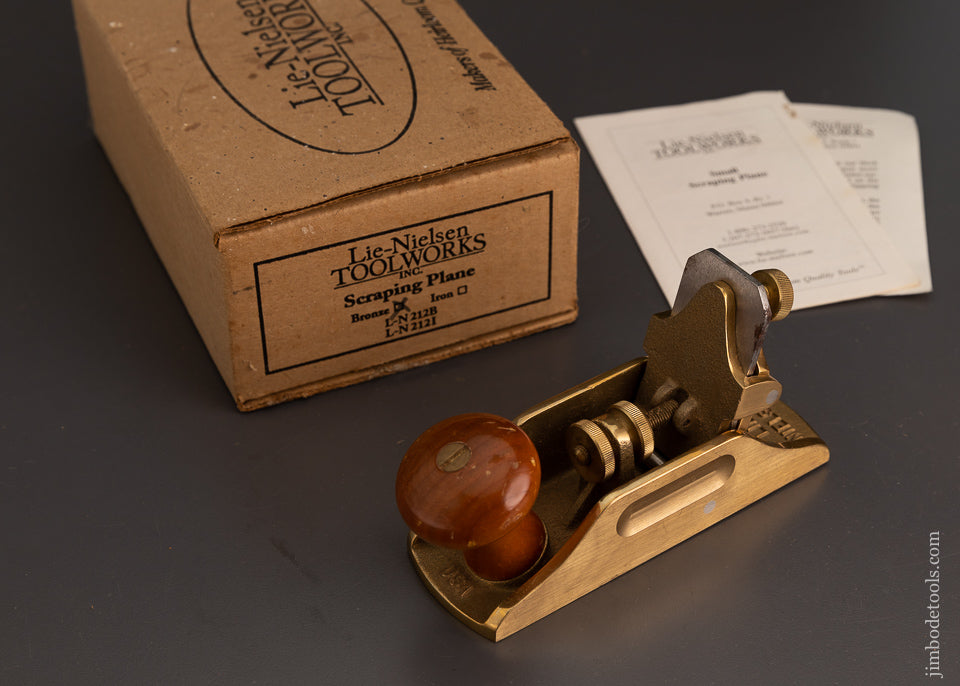 LIE NIELSEN L-N 212B Bronze Scraping Plane Near Mint in Box OUT OF STOCK @ LIE NIELSEN - 103054