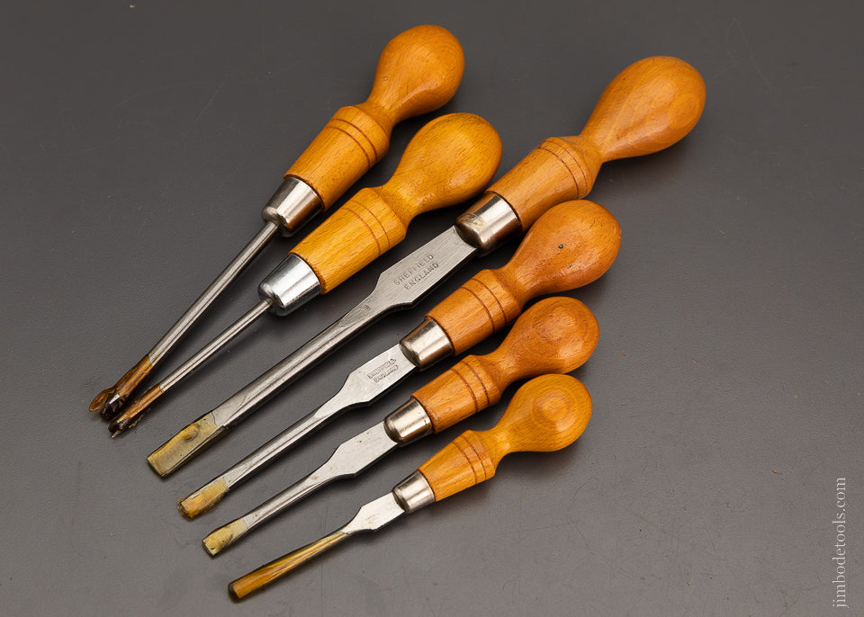 Set of 6 Cabinet Maker’s Screwdrivers - 104162