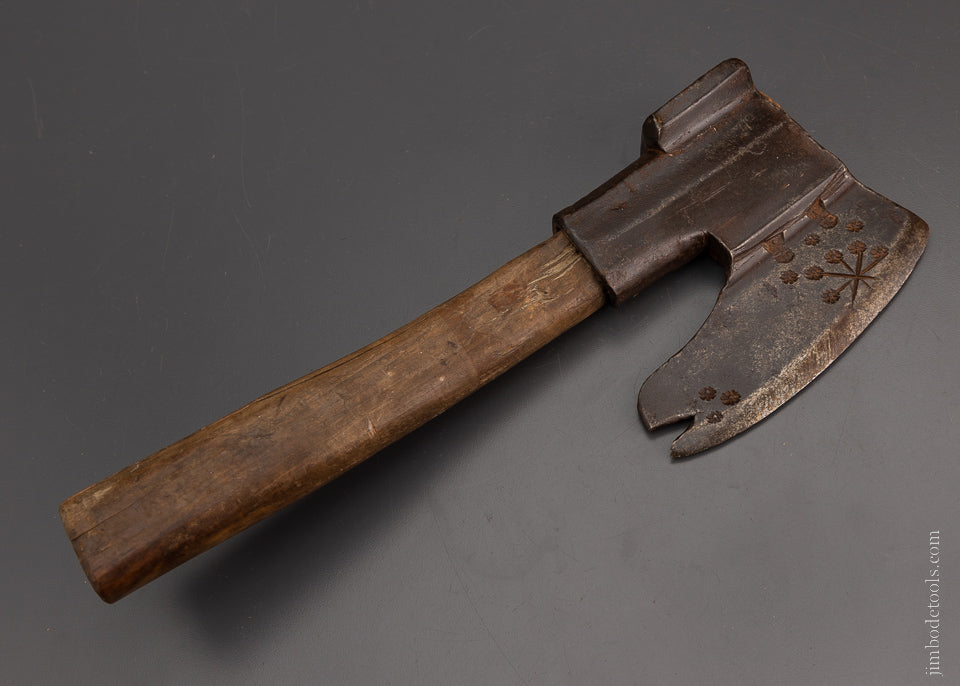 Gorgeous European Decorated Single Bevel Side Axe - 104181