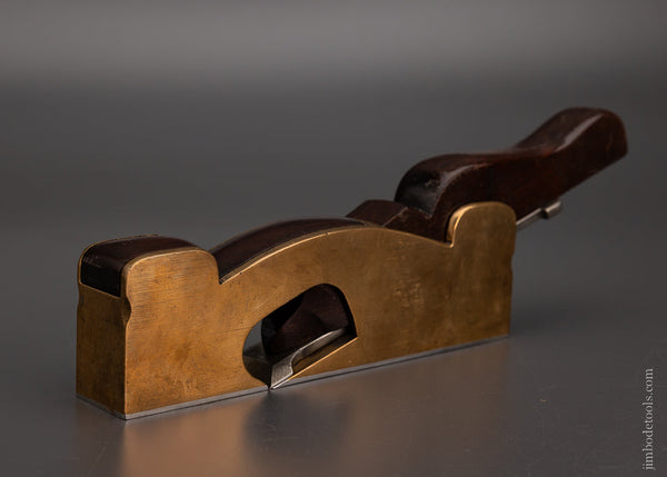 Gorgeous Gunmetal & Rosewood Infill Shoulder Plane Skewed! - 104497