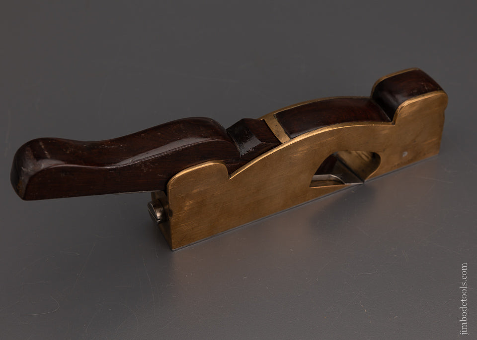 Gorgeous Gunmetal & Rosewood Infill Shoulder Plane Skewed! - 104497