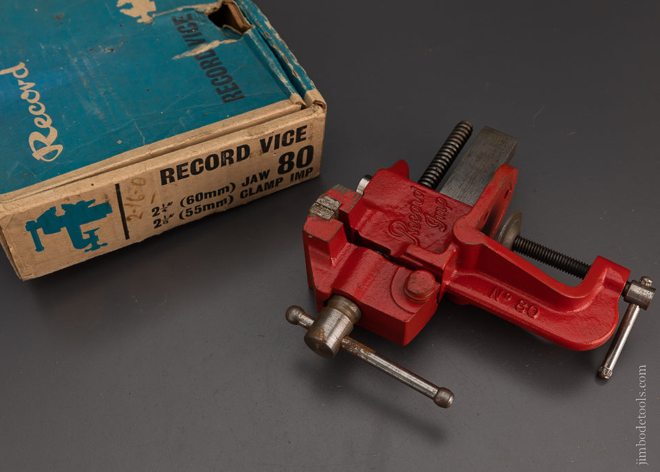 2 1/4 Inch RECORD Vice Near Mint in Box Unused - 104797