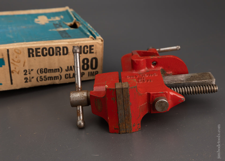 2 1/4 Inch RECORD Vice Near Mint in Box Unused - 104797