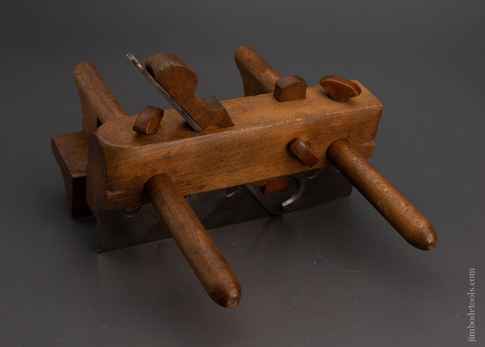 Crisp Fine I. E. SMITH & CO. Yankee Style Plow Plane with Round Arms - 104924