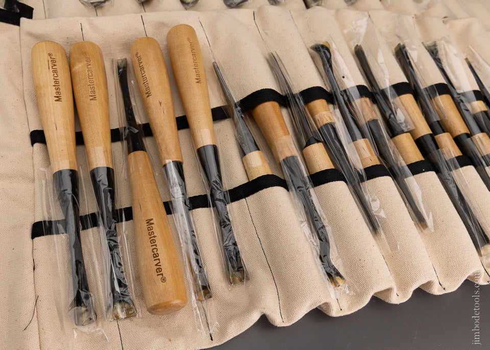 Comprehensive Set of 40 MASTERCARVER Carving Chisels - 105191