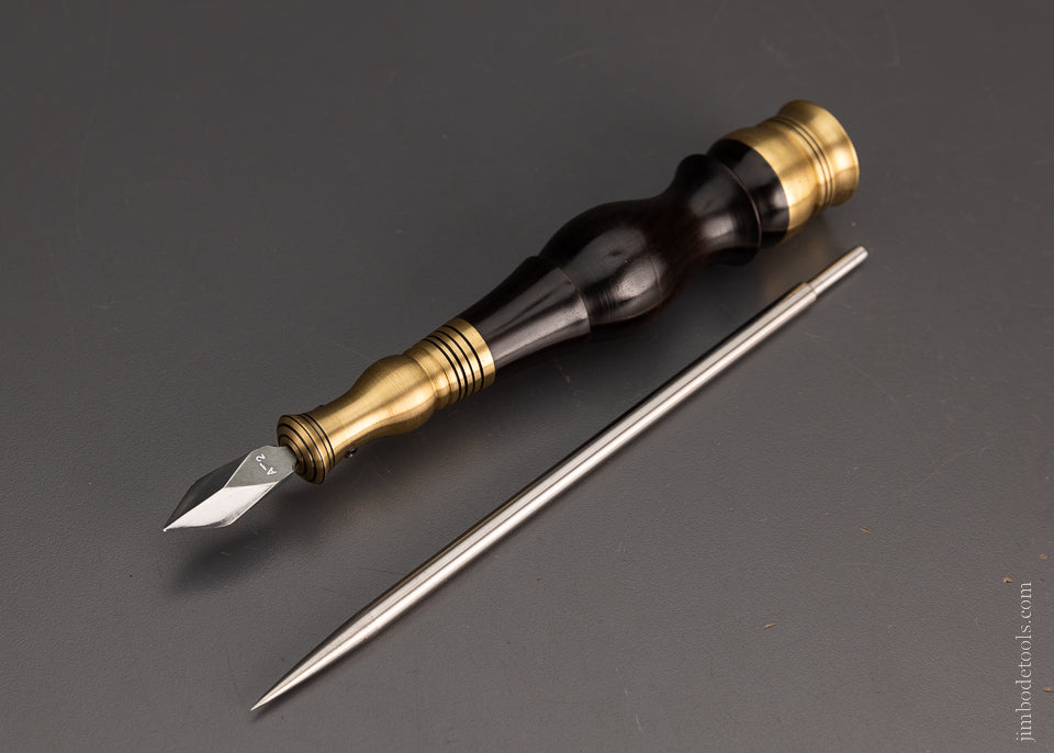 Astonishing EBONY Marking Knife & Awl Combination - 105225