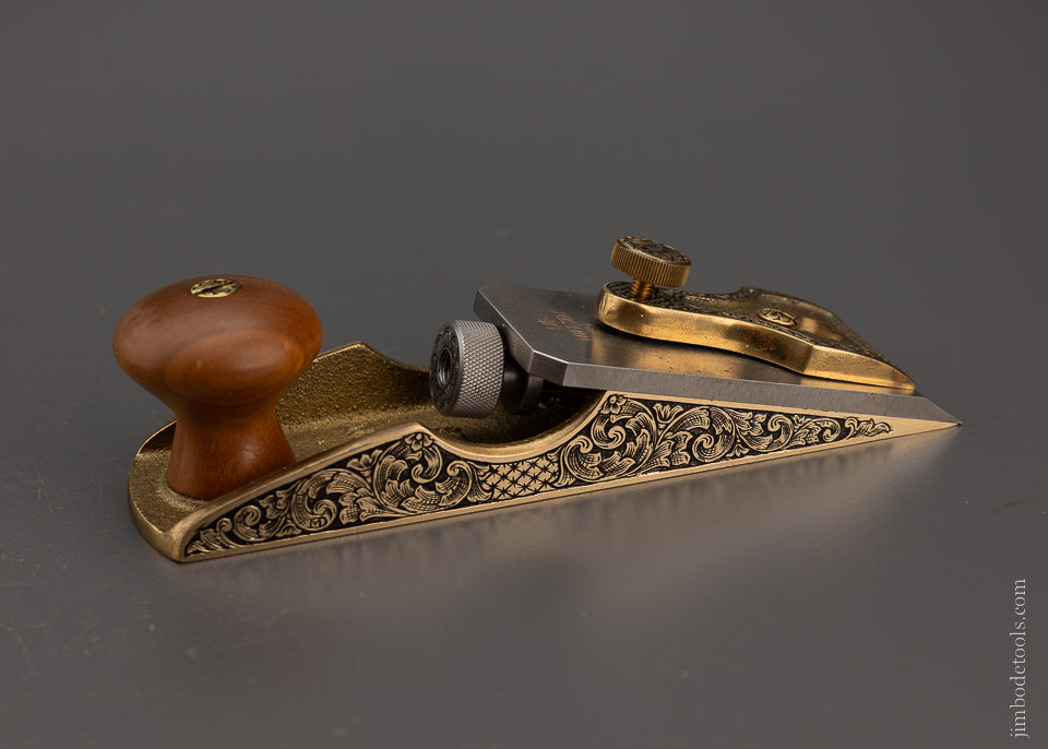 Lavishly Engraved LIE NIELSEN No. 97 1/2 Chisel Edge Plane by MIKHAIL DAVYDOV - 105321