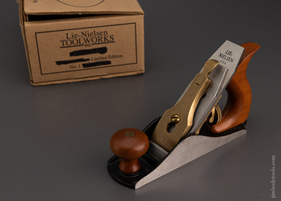 Very Rare LIMITED EDITION Dated 2006 LIE NIELSEN No. 1 Smooth Plane Near Mint in Box - 105493