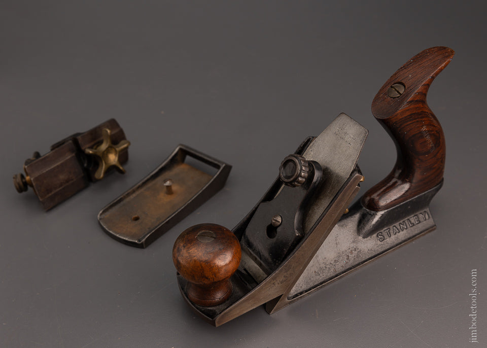 Rare Fine & Complete STANLEY No. 72 1/2 Chamfer Plane with Bullnose & Beading Attachments - 105579