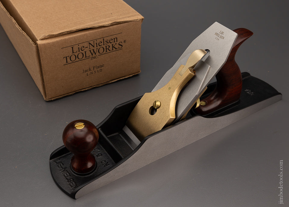 LIE NIELSEN No. 5 1/2 JUMBO Jack Plane with COCOBOLO Handles Mint in Box - 106100