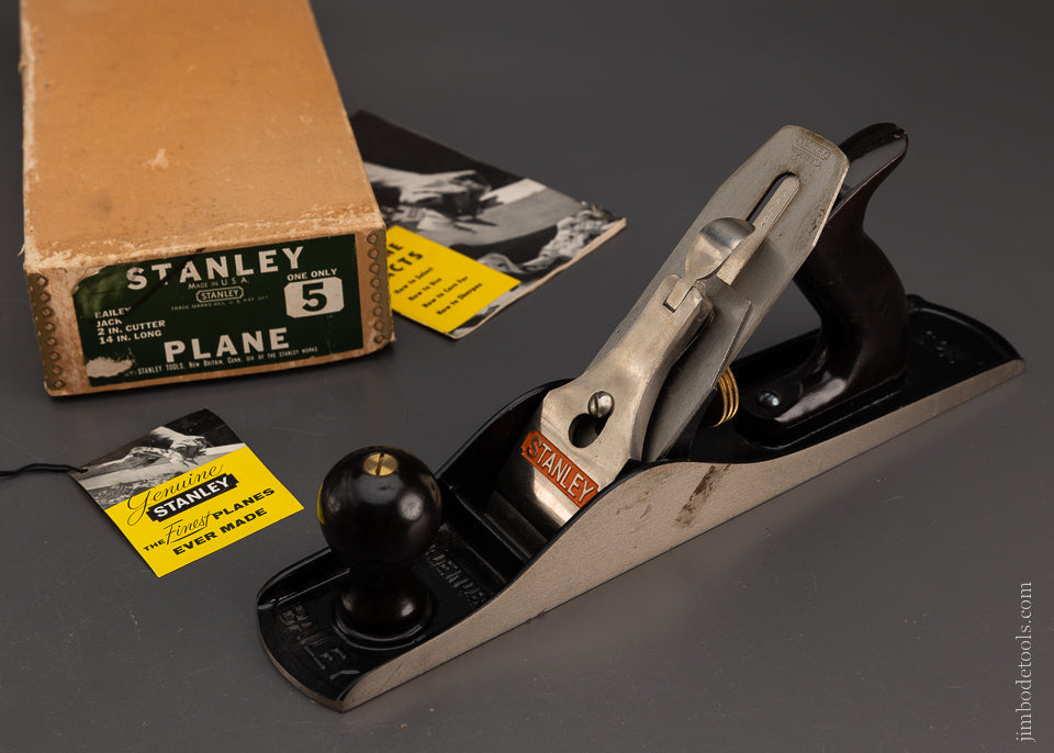 STANLEY No. 5 Jack Plane Near Mint in Box - 106309