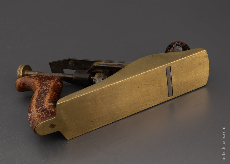 Rare Solid Brass Smooth Plane by GTL - 106394