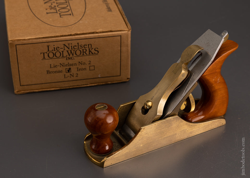 Long-Ago DISCONTINUED LIE NIELSEN No. 2 Smooth Plane Near Mint in Box - 106400