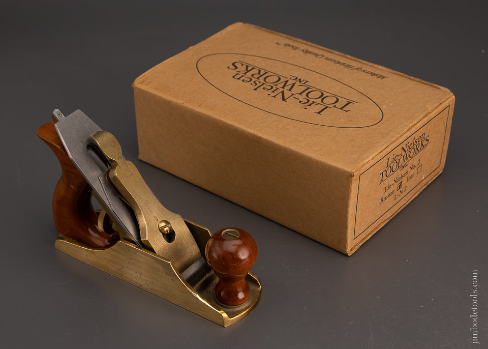 Long-Ago DISCONTINUED LIE NIELSEN No. 2 Smooth Plane Near Mint in Box - 106400