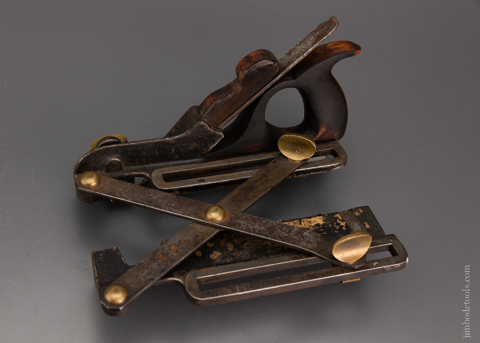 MORRIS Patent March 21, 1871 Type One Scissor Arm Plow Plane with One Iron - 106688