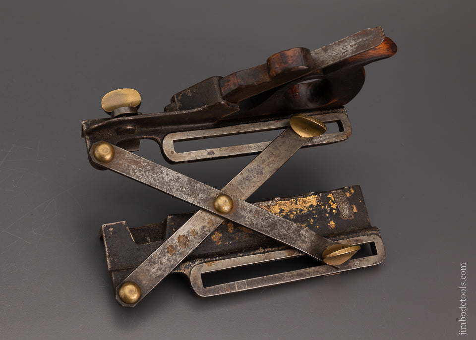 MORRIS Patent March 21, 1871 Type One Scissor Arm Plow Plane with One Iron - 106688