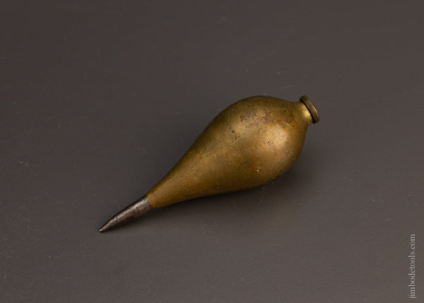 Elegant Brass & Steel Plumb Bob - 106725