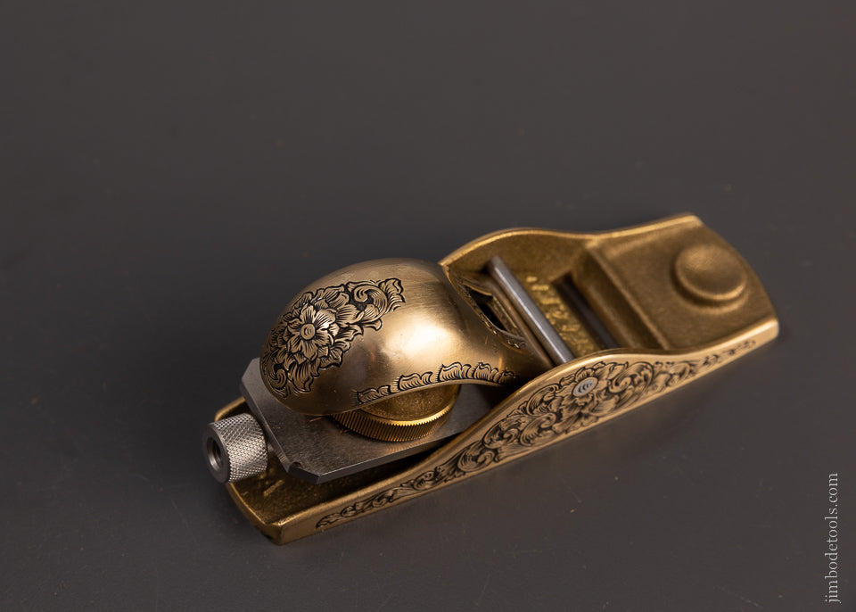 Stunning Engraved LIE NIELSEN No. 102 Block Plane by MIKHAIL DAVYDOV - 106869