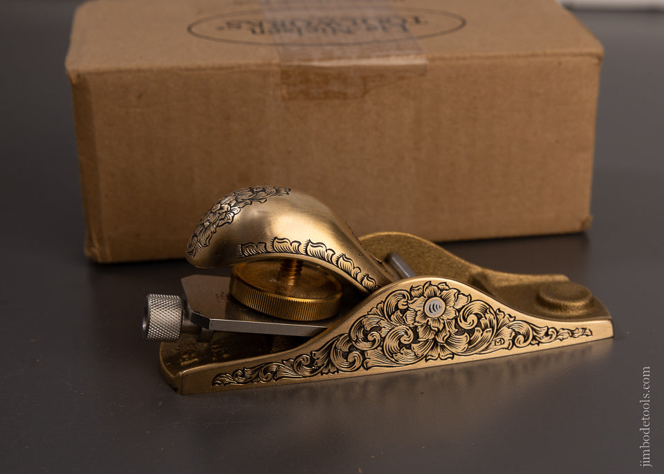 Stunning Engraved LIE NIELSEN No. 102 Block Plane by MIKHAIL DAVYDOV - 106869