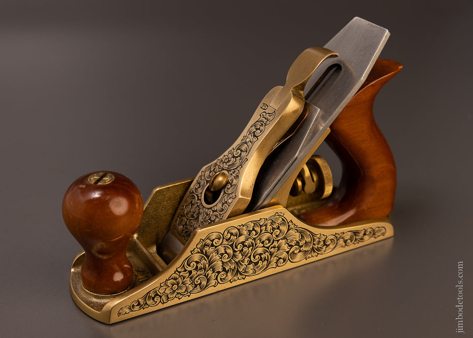 Spectacular Bronze Engraved LIE NIELSEN No. 2 Smooth Plane - 106870