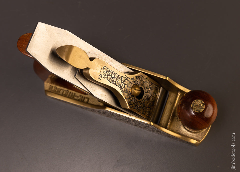 Spectacular Bronze Engraved LIE NIELSEN No. 2 Smooth Plane - 106870