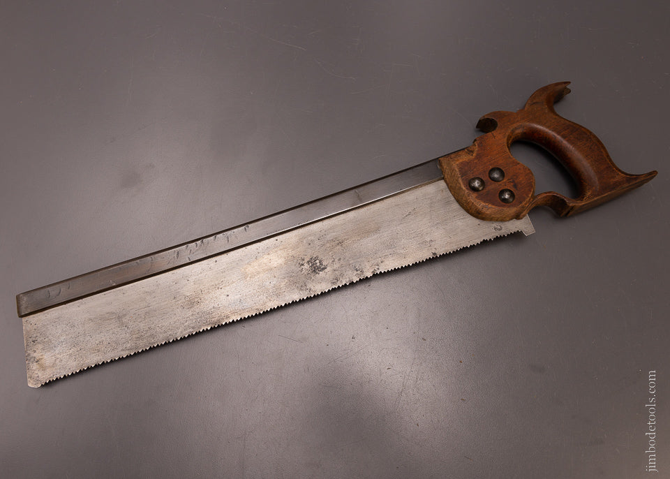 Rare Mark “NORTON WINSLOW & CO.” 16 Inch Back Saw - 107231