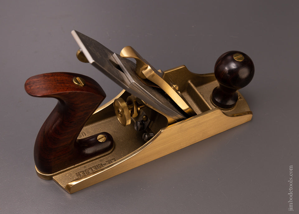 LIE NIELSEN 25th Anniversary LIMITED EDITION No. 4 1/2 Plane with 50° Frog & Cocobolo Handles in Box - 107305