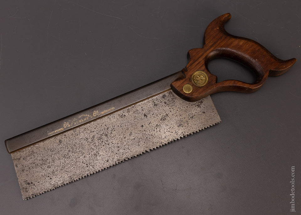 PRUYN MARBLE & CO. Double Eagle Back Saw Albany, N.Y. - 107769