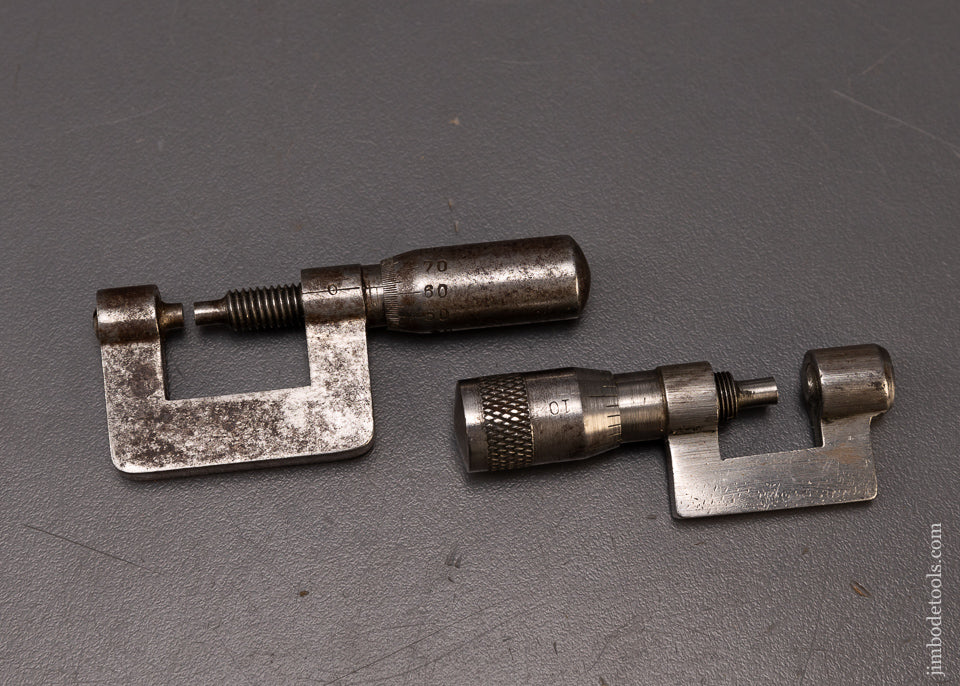 Small & Smaller Micrometers 1/2 & 3/4 Inch - 107955