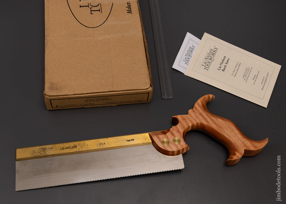 LIE NIELSEN Dovetail Saw Mint Unused in Original Box- 107966