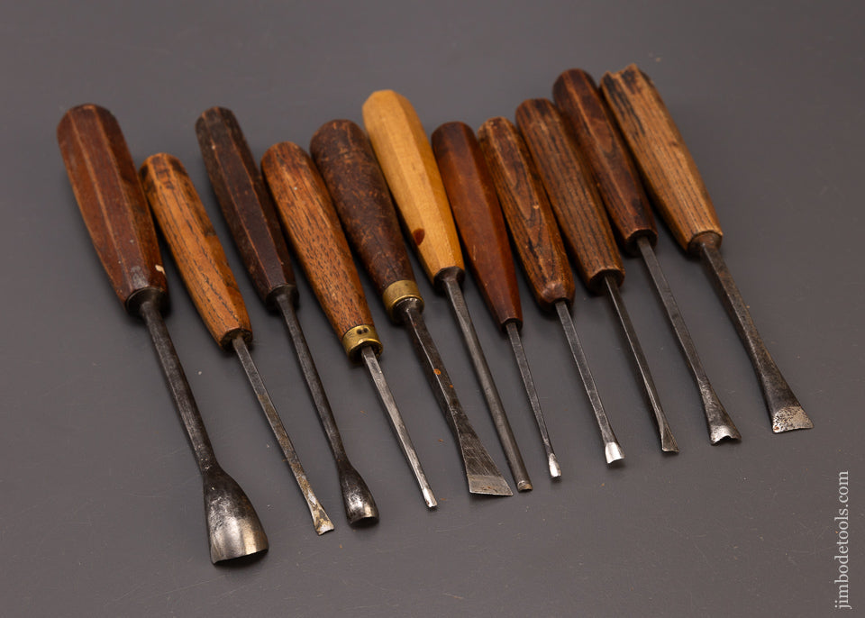 Set of 13 C. MAIERS Carving Chisels Gouges - 108076 – Jim Bode Tools
