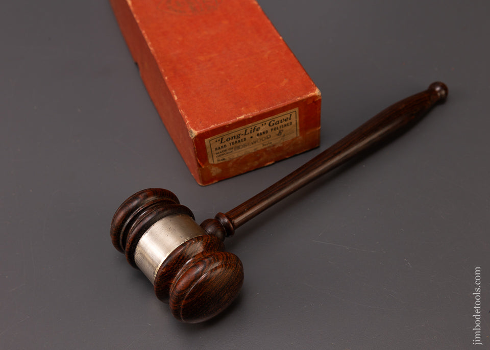 “Long-Life” Rosewood Gavel Mint in Box - 108320