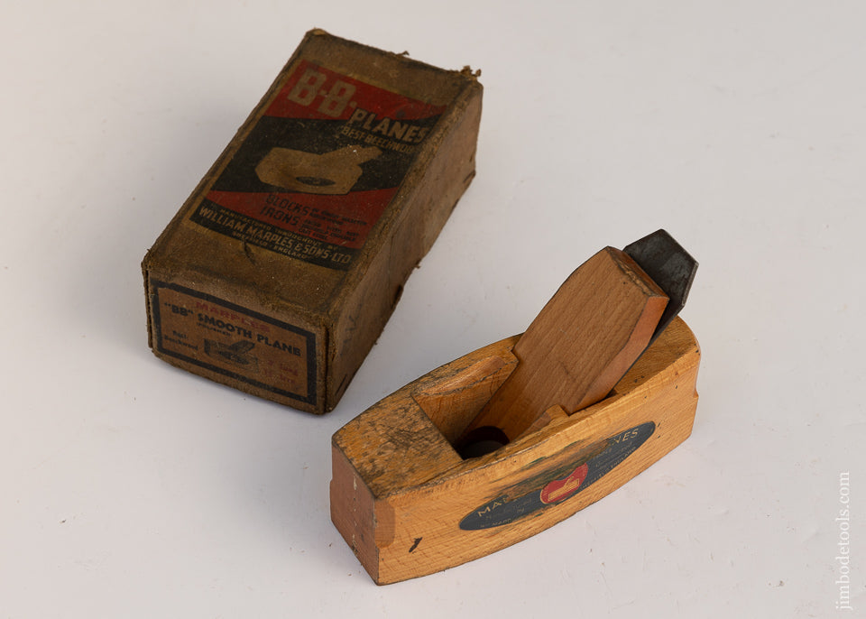 MARPLES Beech Coffin Smooth Plane in Original Box - 108528