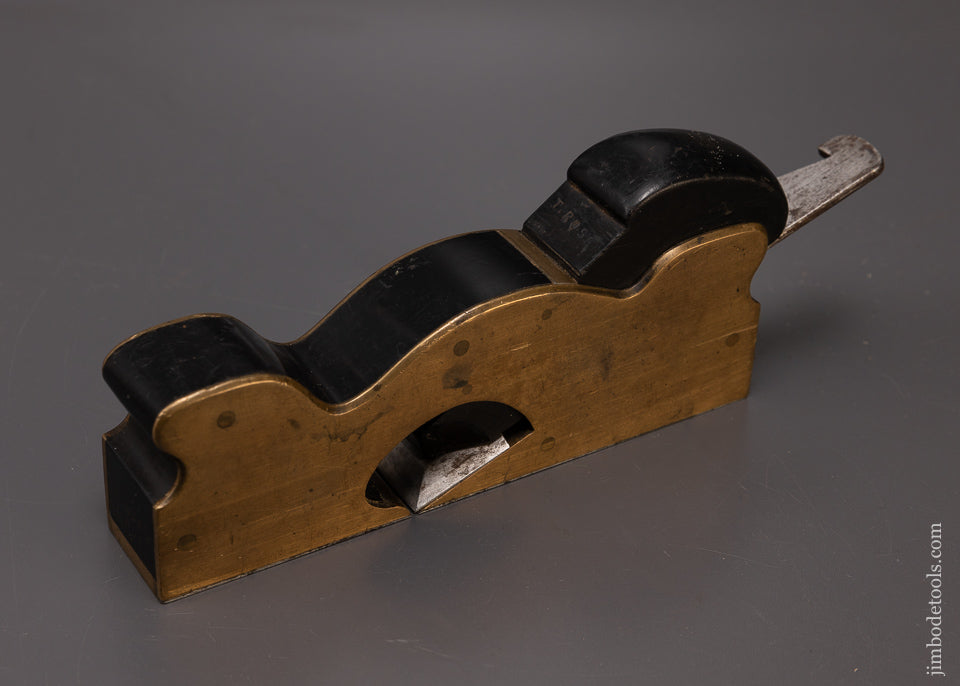 Beautiful Gunmetal Ebony Infill Shoulder Plane - 108677