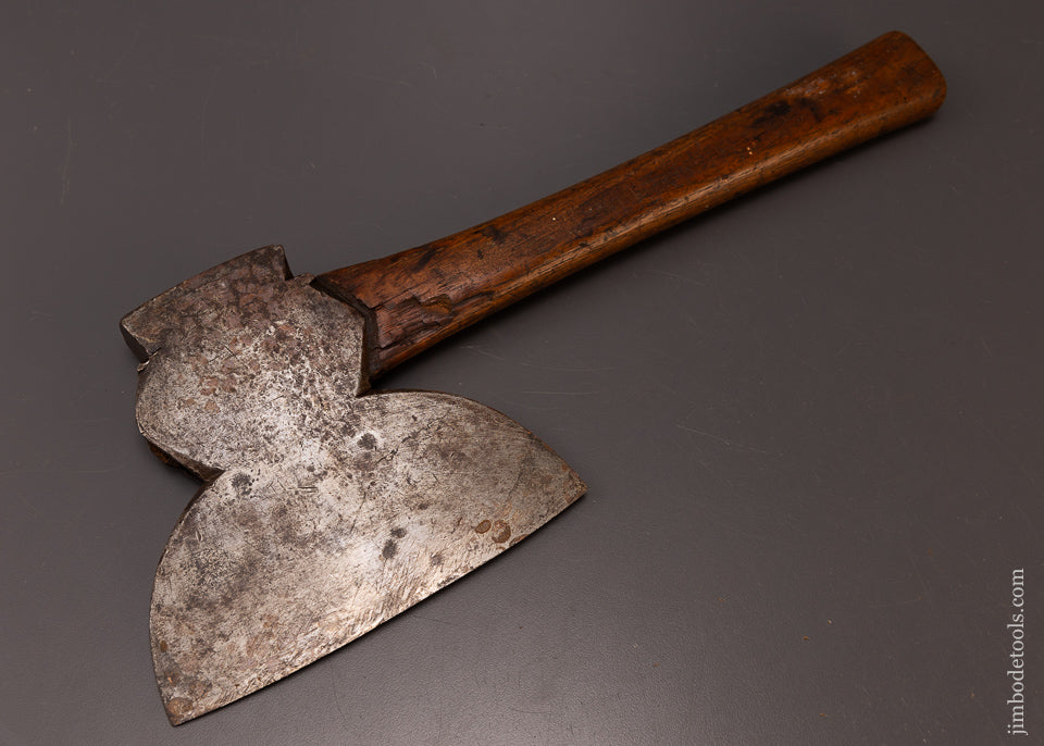 Phenomenal & Rare SILSBY & RAND (Rochester, N.Y.) Single Bevel Broad Axe - 108678