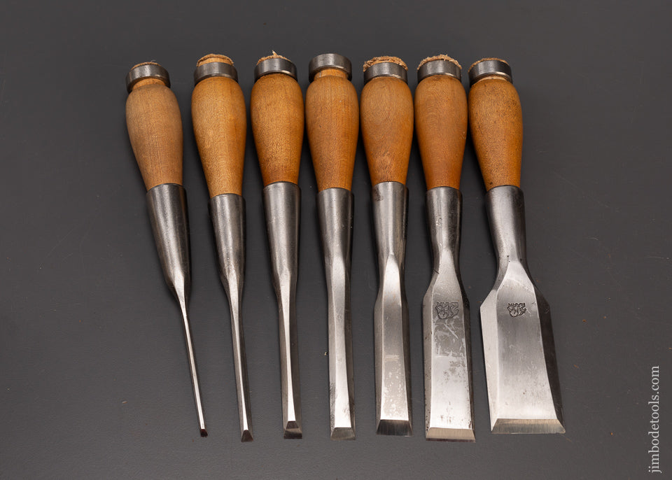 Fine Set of 7 BARR Bench Chisels - 109064 – Jim Bode Tools