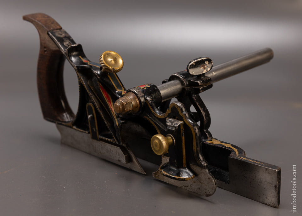 Stunning MAYO’S IMPROVED PHILLIPS PATENT Plow Plane in Full Paint - 109359