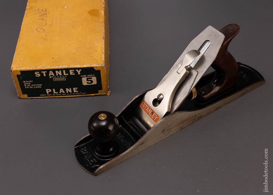 STANLEY NO. 5 Jack Plane Near Mint in Box - 109399