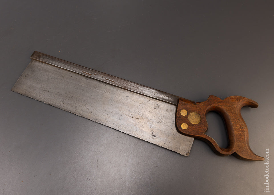 Rare Undocumented Early Back Saw by SEWELL - 109563