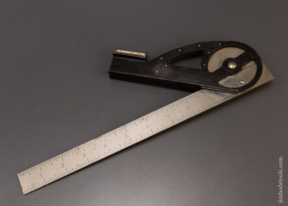 Near Mint MODEL Patented Adjustable Combination Square & Protractor - 109970