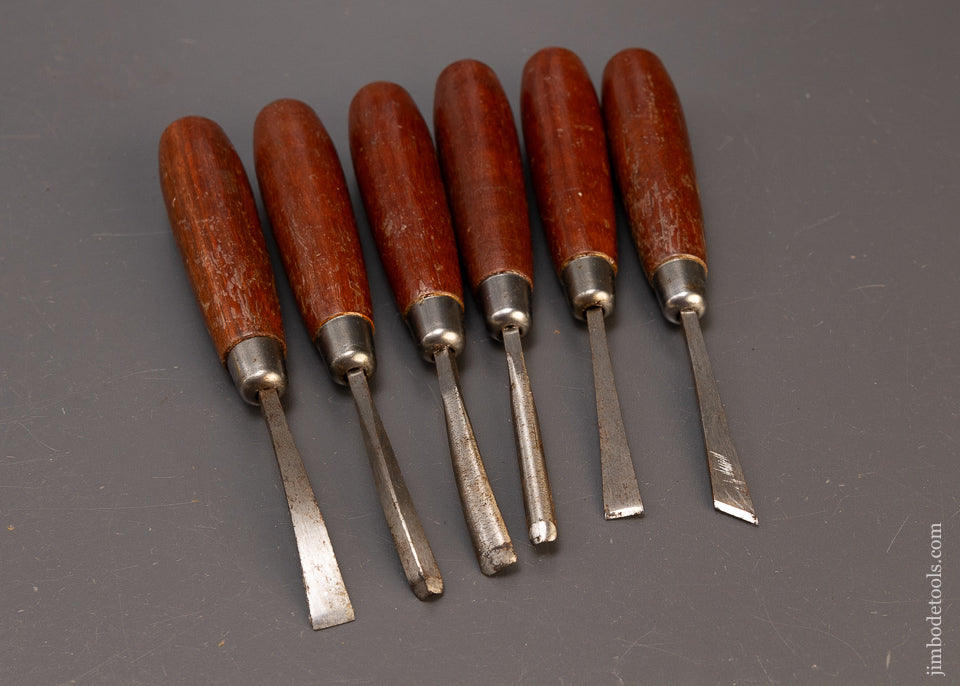 6 MARPLES Carving Tools Mint in Box - 110416