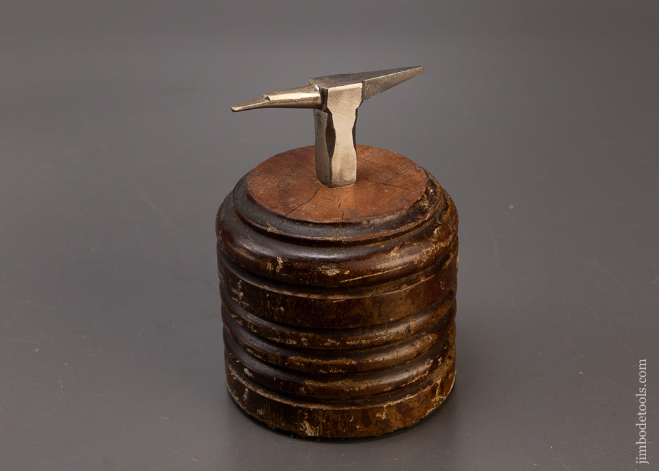 Watch Maker’s or Jeweler’s Anvil on Fancy Wooden Base - 110428