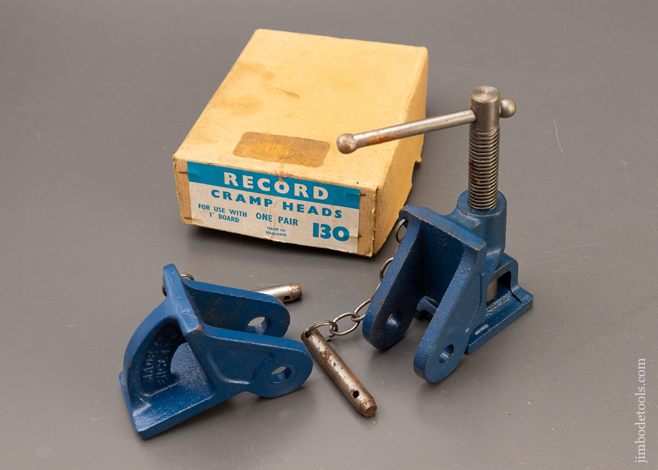 RECORD Cramp Heads No. 130 Mint in Box - 110460