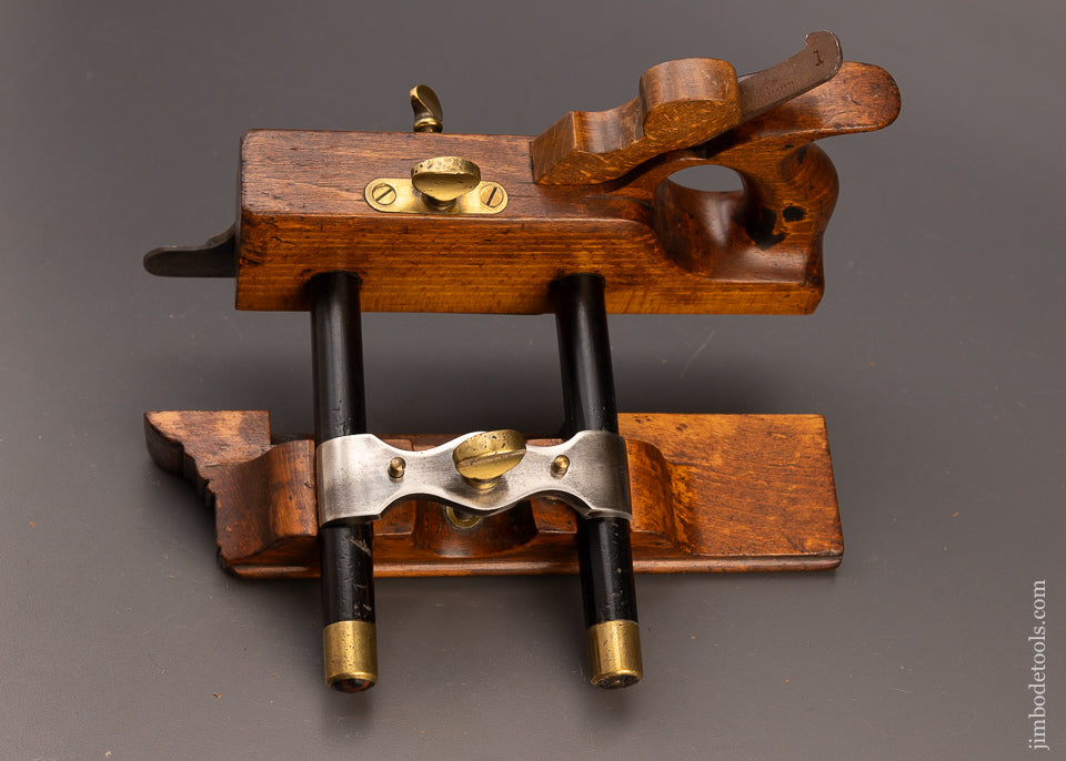 Rare MATHIESON No. 11 Bridle Plow Plane with Ebony Arms - 111092