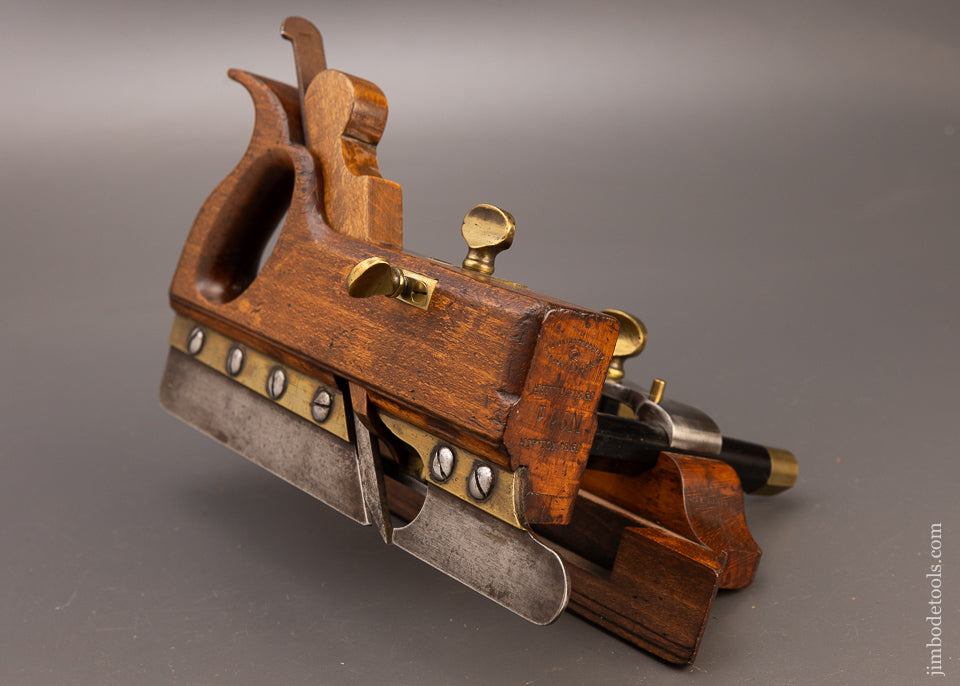 Rare MATHIESON No. 11 Bridle Plow Plane with Ebony Arms - 111092